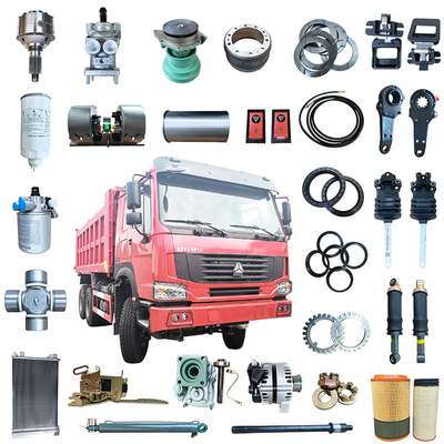 HAOJUN Sinotruck Howo 371 375 Τεχνουργήματα και εξαρτήματα φορτηγών απορριμμάτων για το έτος 2005