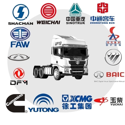 Σχεδιασμός Weichai Μηχανή Sinotruk HOWO Sitrak Shacman Foton FAW Dongfeng ρυμουλκούμενο τρακτέρ εξορυκτικές απορριμμάτων φορτίο 371 380 420 Τροχαία ανταλλακτικά