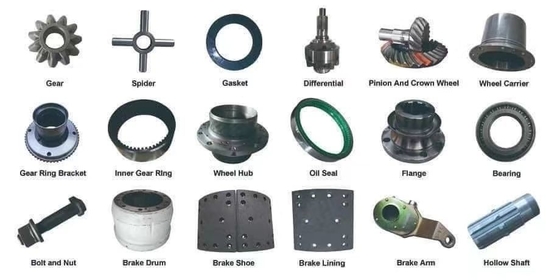 Μέσα άξονα Assy ανταλλακτικά για Sinotruk Foton Shacman FAW AZ9231320745 2015 Αυτοκινητοβιομηχανία