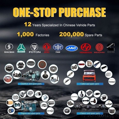 WG1642440088 Απορροφητής συγκρούσεων για SINOTRUK CNHTC Εγκατάσταση αυτοκινήτων Αντικατάσταση/Επισκευή